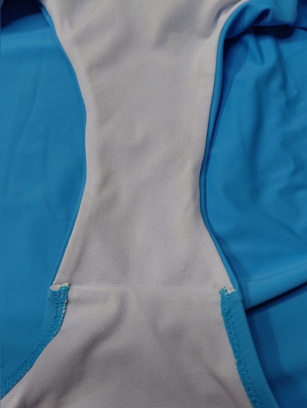 High-Waist Women’s Bikini Bottoms in Bright Blue - Picture 13 of 16